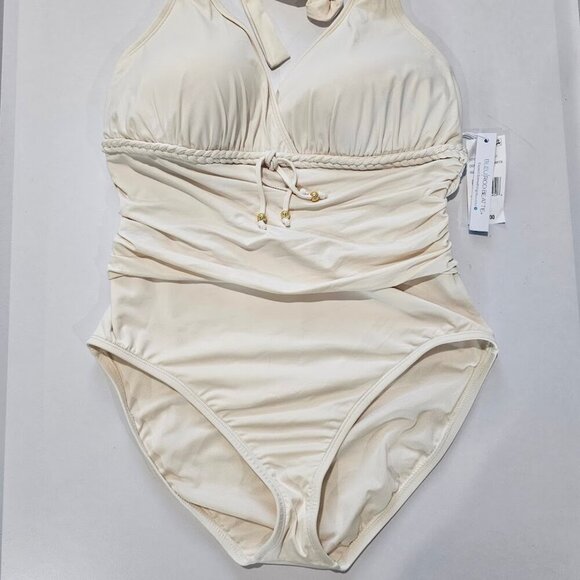 Bleu by Rod Beattie Braid-Trim Empire One-Piece Swimsuit - Picture 5 of 10